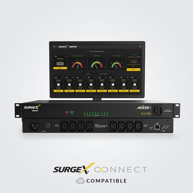 SurgeX Access+ 10Amp, IEC 9xC13 IEC